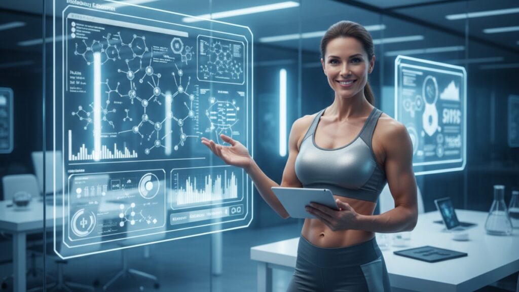 tesamorelin for visceral fat reduction research - Professional illustration