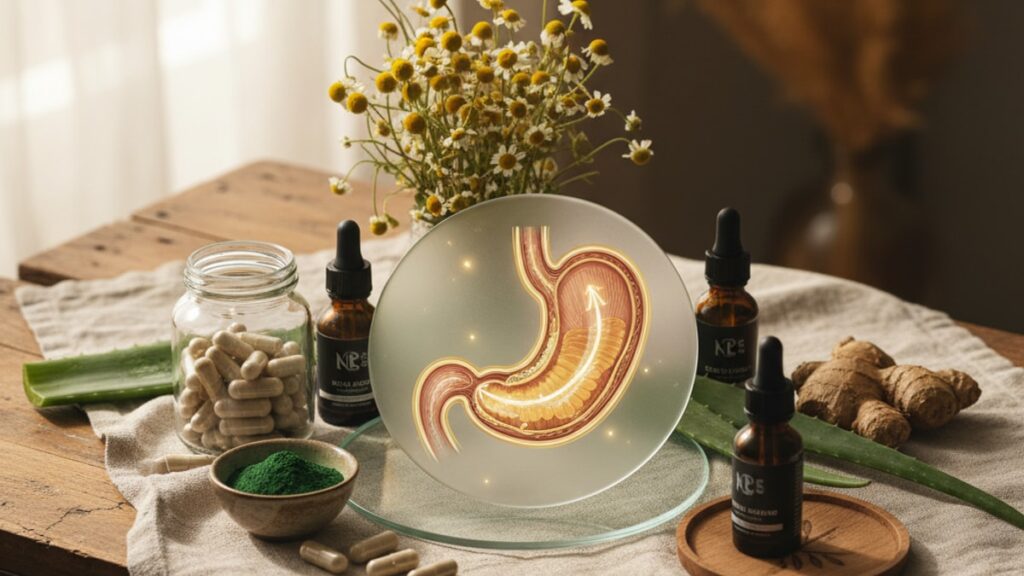 bpc-157 studied stomach ulcers - Professional illustration