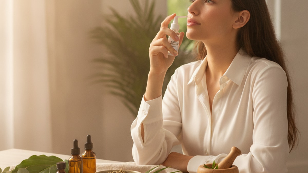semax amidate nasal absorption - Professional illustration
