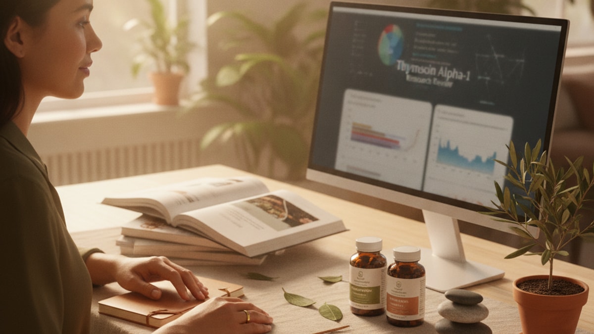 is thymosin alpha-1 safe according to studies - Professional illustration
