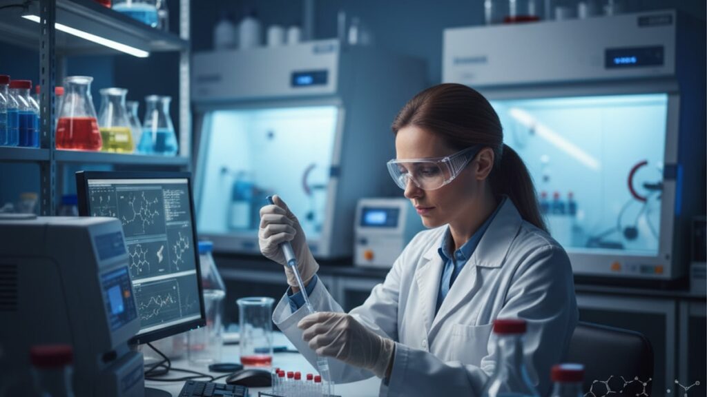 how long does cjc-1295 no dac take to work in research - Professional illustration