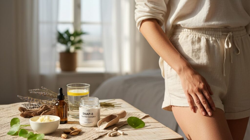 snap-8 for stretch marks - Professional illustration