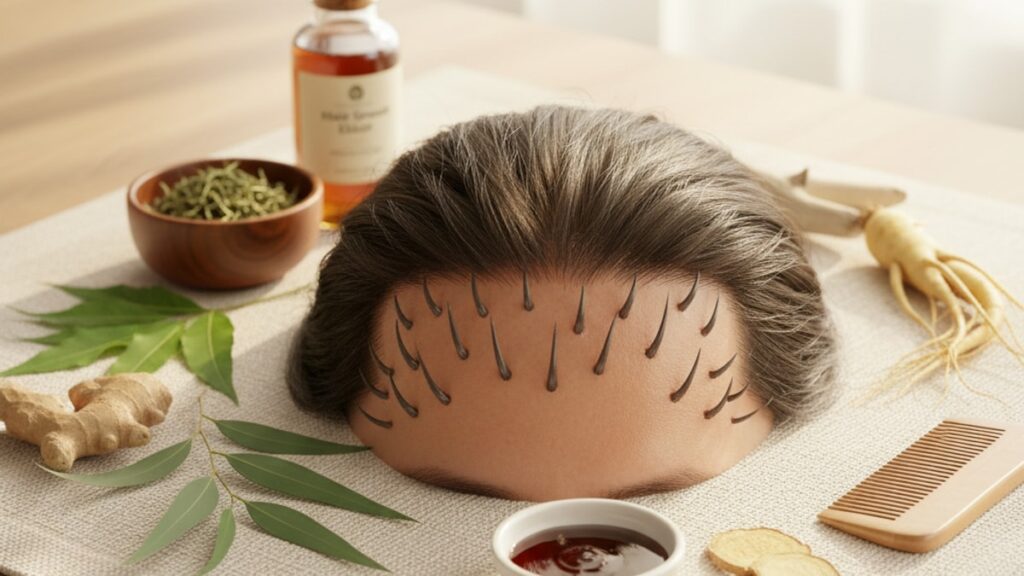 does ahk-cu help hair loss - Professional illustration