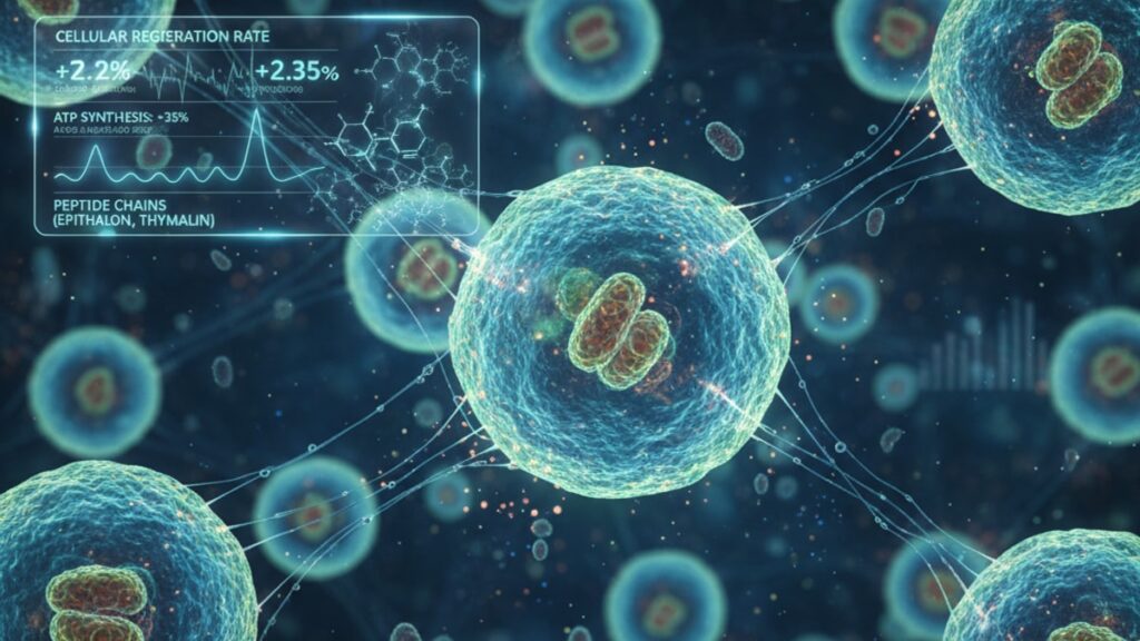 epithalon thymalin for khavinson research - Professional illustration