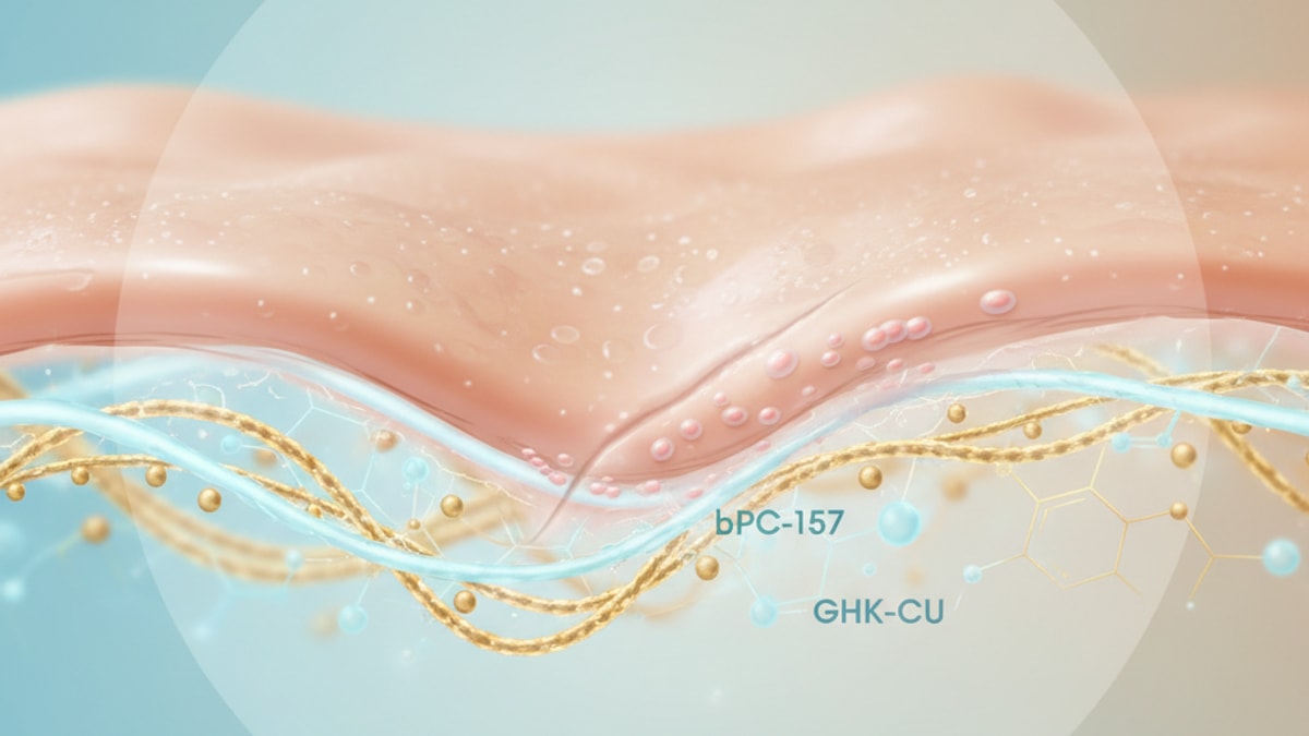 bpc-157 ghk-cu protocol scar minimization - Professional illustration