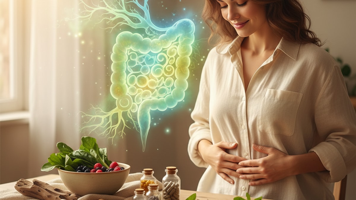 stacking bpc-157 kpv gut inflammation - Professional illustration