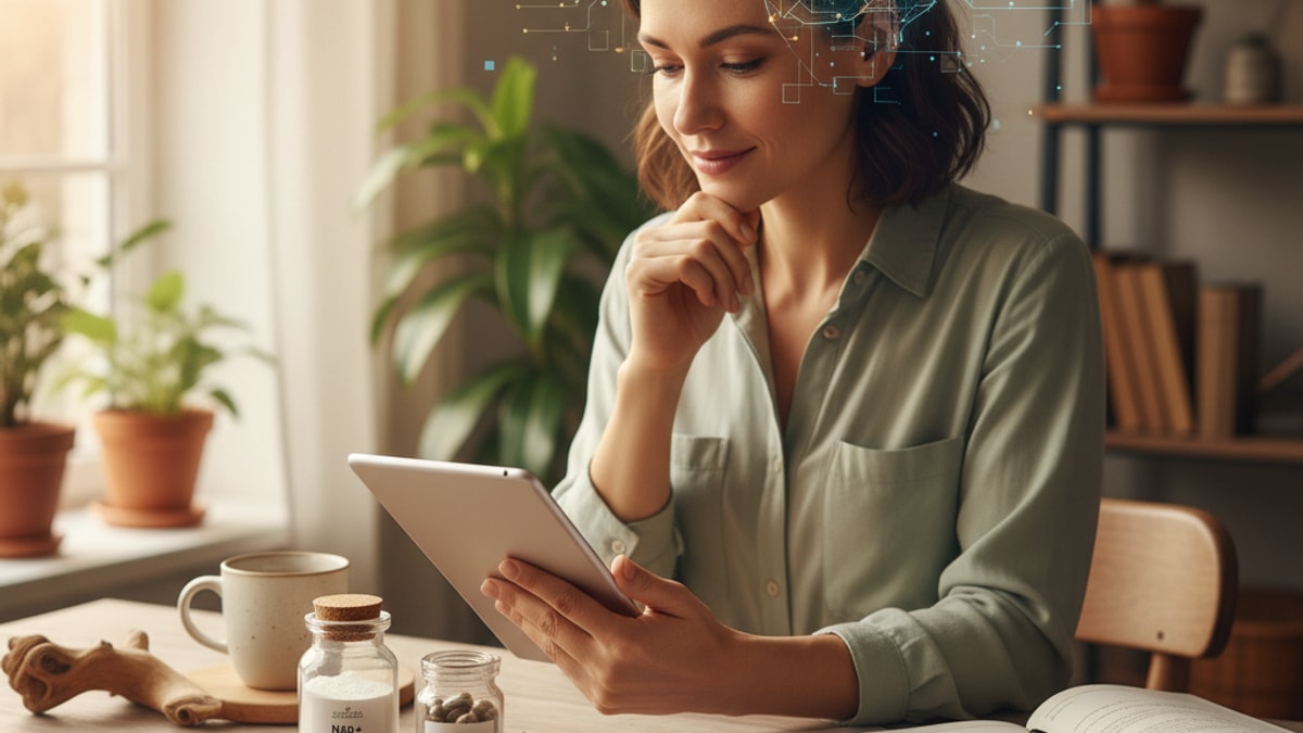 nad+ semax amidate for cognitive research - Professional illustration