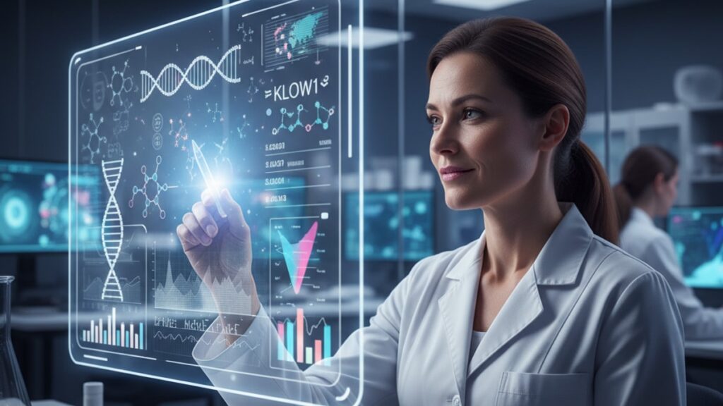 klow gene expression - Professional illustration