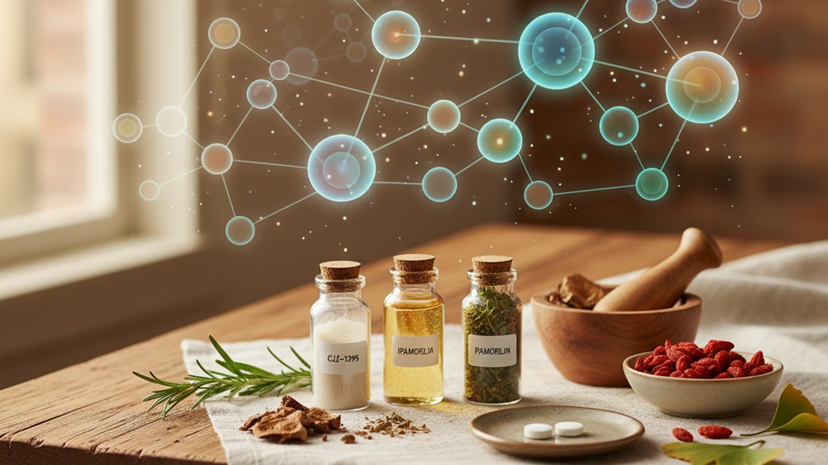 cjc-1295 no dac & ipamorelin primary pathway mechanism - Professional illustration