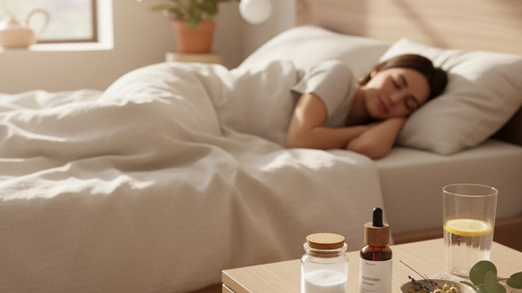 deep sleep optimization peptide stack - Professional illustration