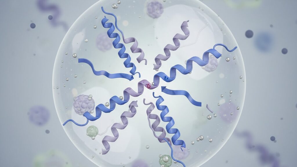 tb-500 actin sequestration mechanism - Professional illustration