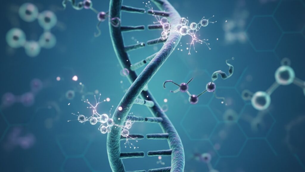 igf-1 lr3 gene expression - Professional illustration