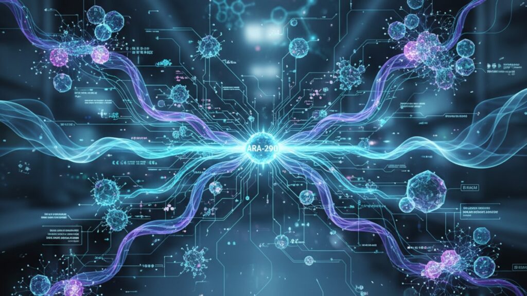 ara-290 downstream effects - Professional illustration