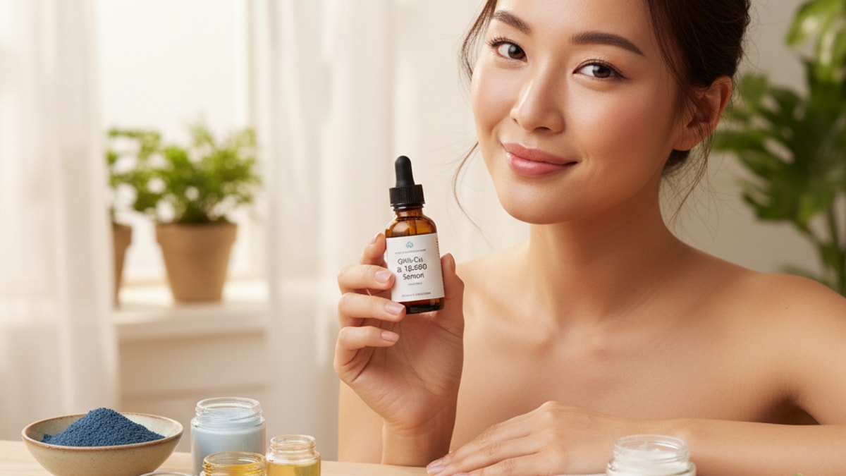 ghk-cu tb-500 protocol skin healing research - Professional illustration