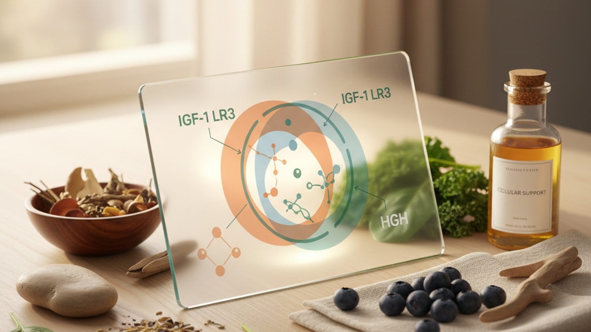 igf-1 lr3 vs hgh injections mechanism - Professional illustration