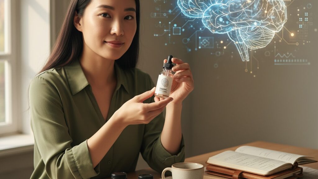 does selank amidate help anxiety research - Professional illustration