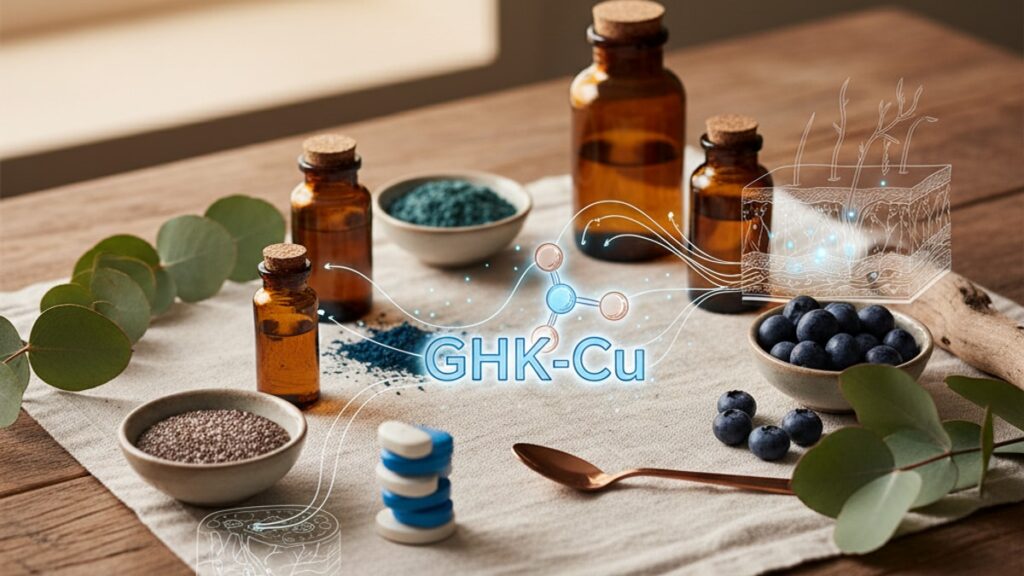 ghk-cu pharmacokinetics - Professional illustration