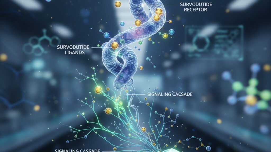survodutide signaling pathway - Professional illustration