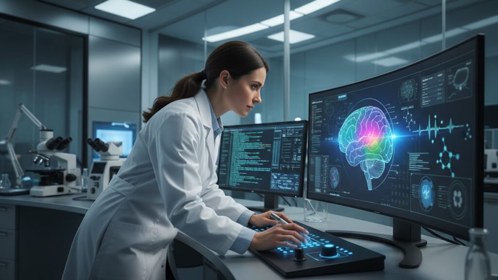 semax amidate for adhd research - Professional illustration