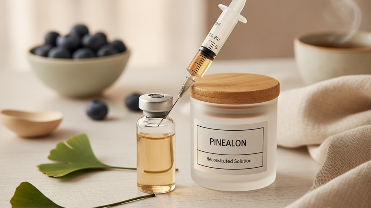 how long is pinealon stable once reconstituted - Professional illustration