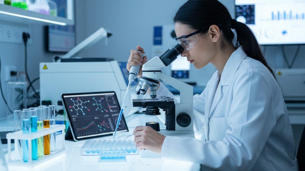 kisspeptin studied low testosterone research - Professional illustration