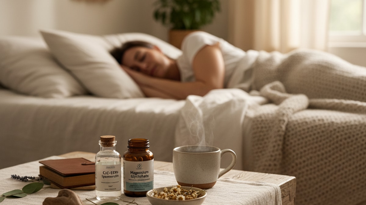 stacking cjc-1295 ipamorelin sleep optimization - Professional illustration