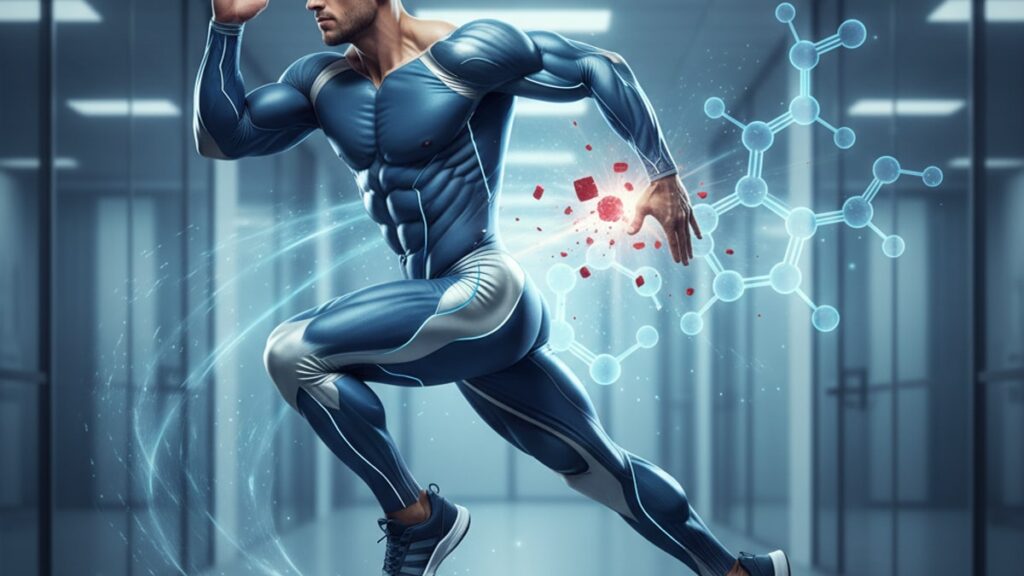 follistatin-344 myostatin antagonism mechanism - Professional illustration