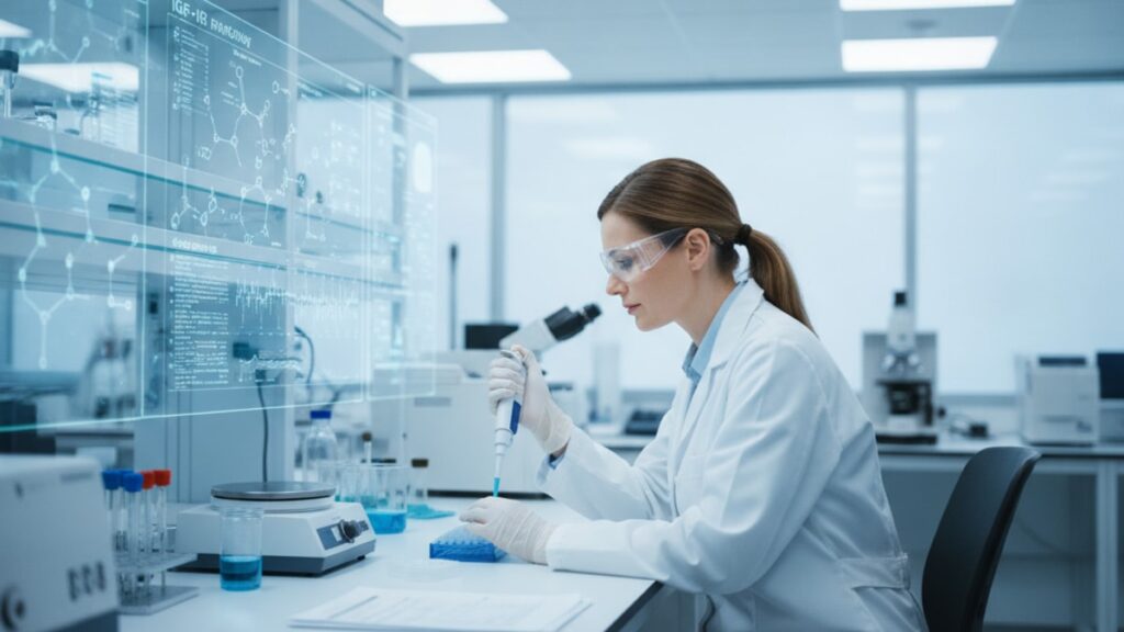 does igf-1 lr3 work for growth factor studies - Professional illustration