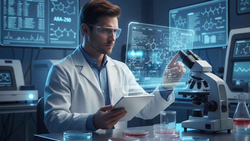 how ara-290 is studied for neuropathy research - Professional illustration