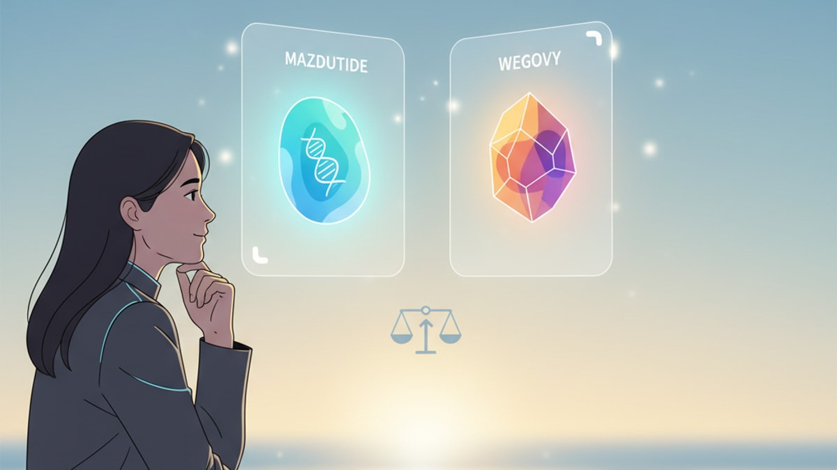 mazdutide vs wegovy - Professional illustration