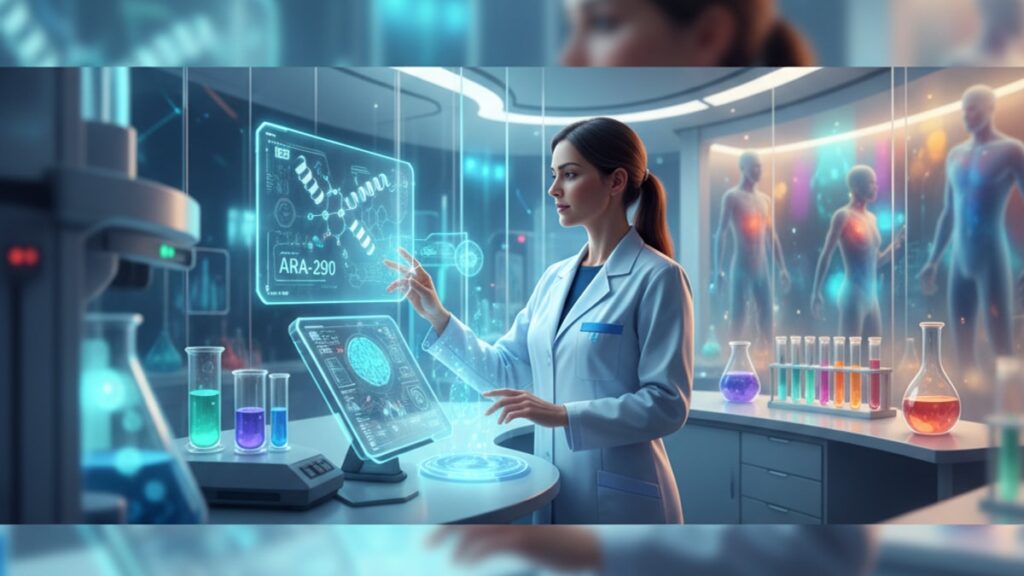does ara-290 help chronic pain research - Professional illustration