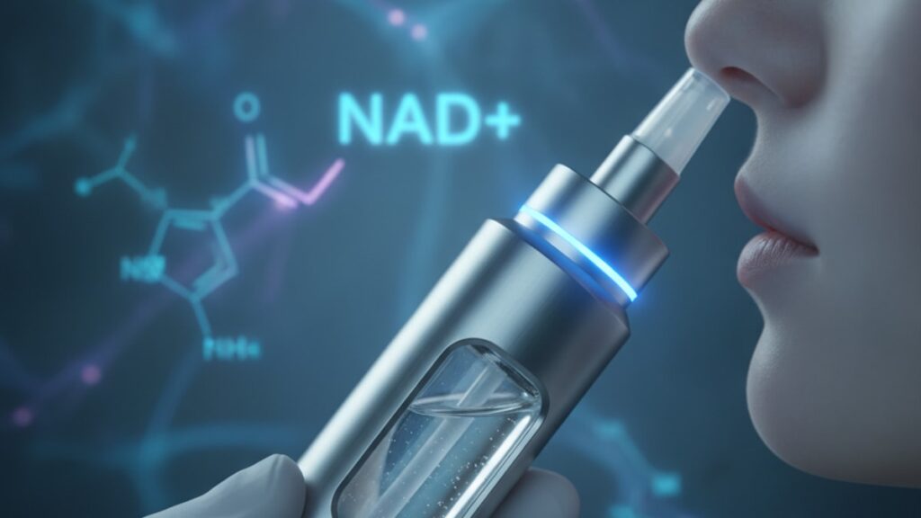 nad+ intranasal research - Professional illustration