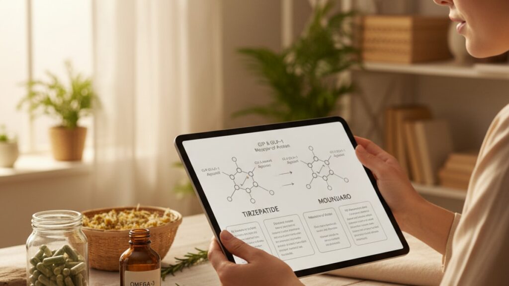 tirzepatide differs from mounjaro - Professional illustration