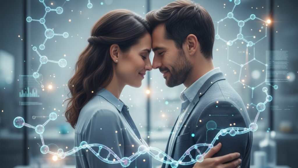 oxytocin for sexual function research - Professional illustration
