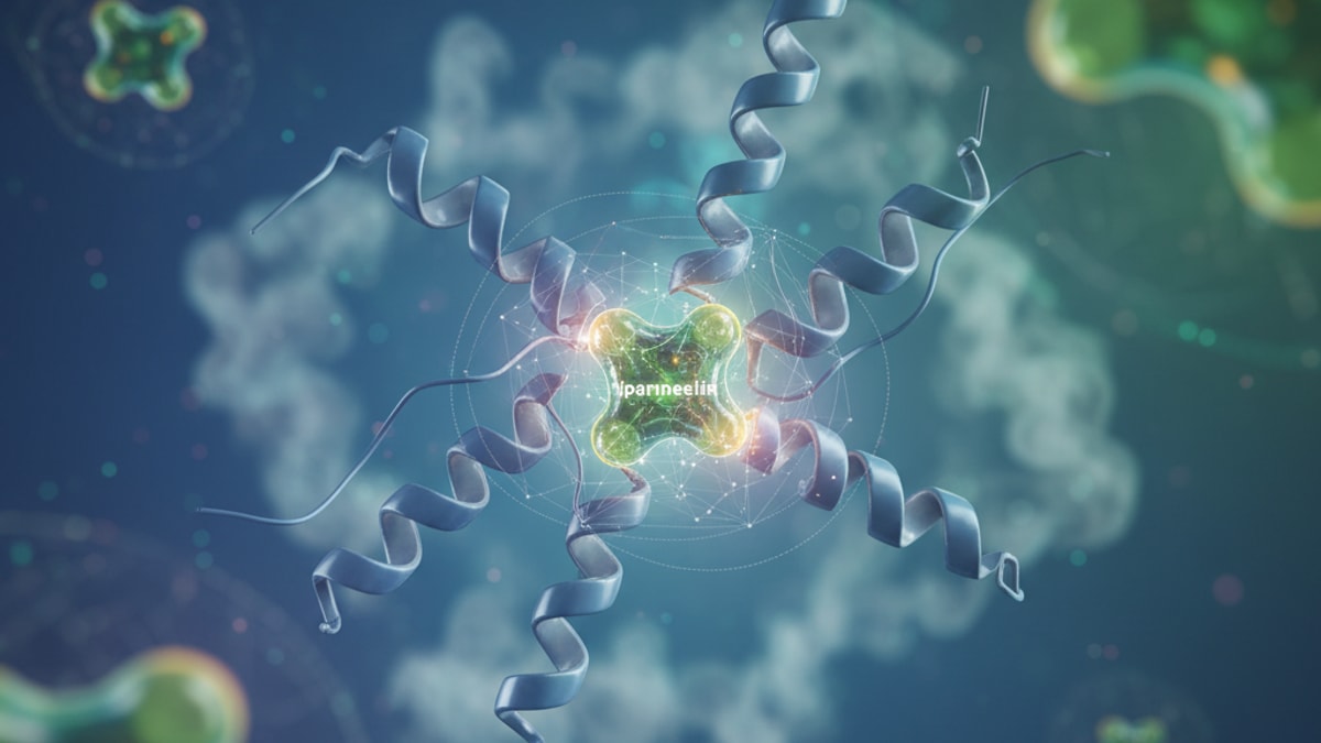 ipamorelin receptor pharmacology - Professional illustration