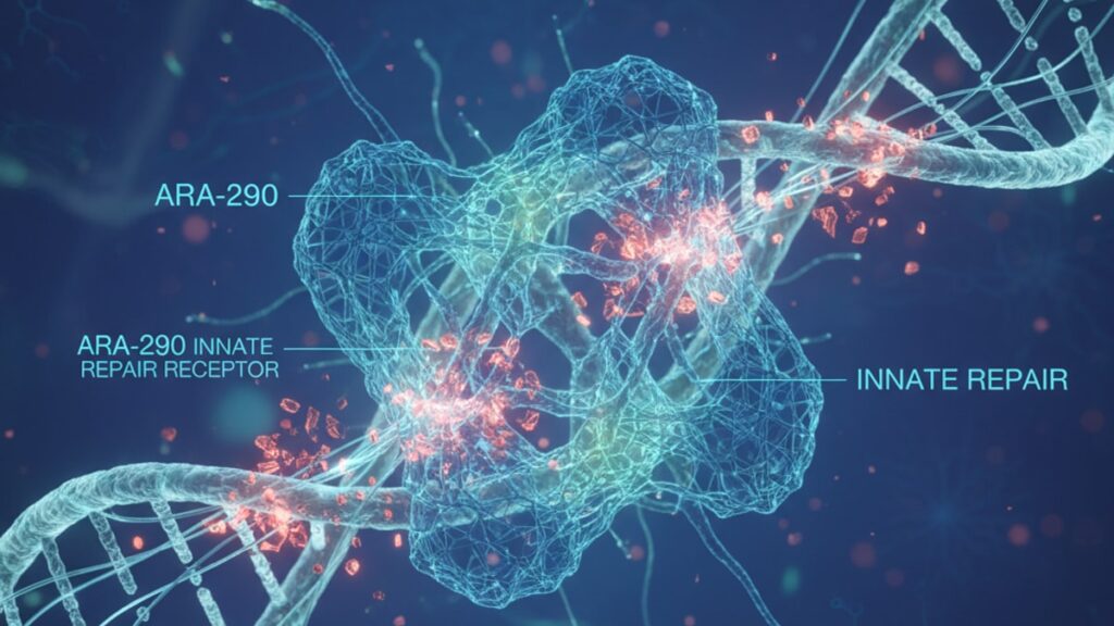 ara-290 innate repair receptor mechanism - Professional illustration