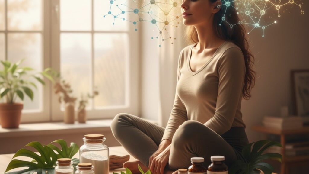 best research peptides for anxiety research - Professional illustration