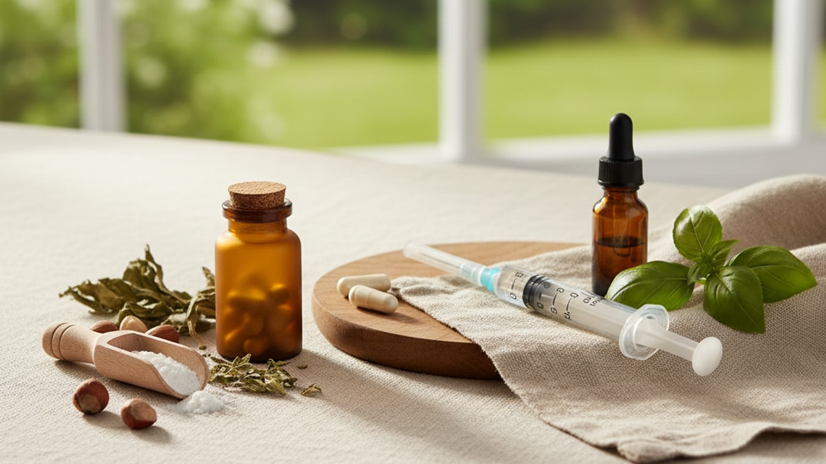 mk-677 differs from hgh injections - Professional illustration