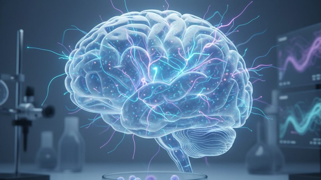 semax amidate for neuroplasticity research - Professional illustration