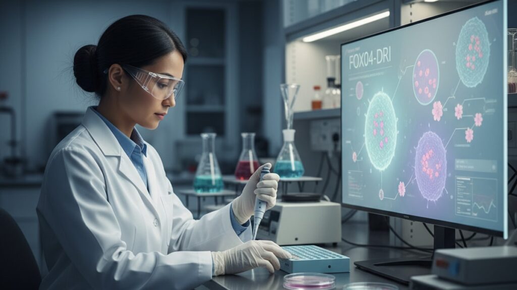 does foxo4-dri help cellular senescence research - Professional illustration