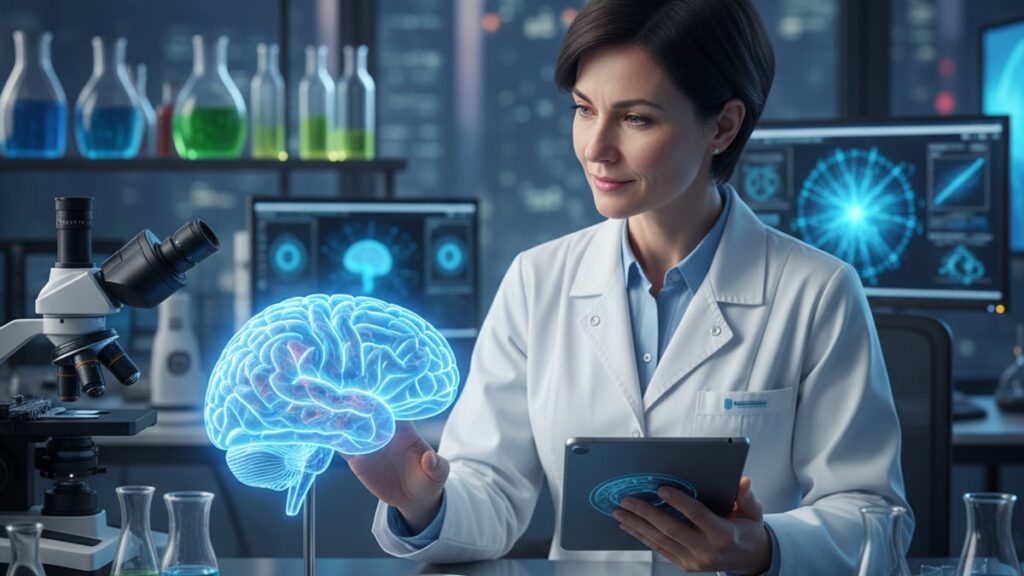 cerebrolysin for alzheimer's research - Professional illustration