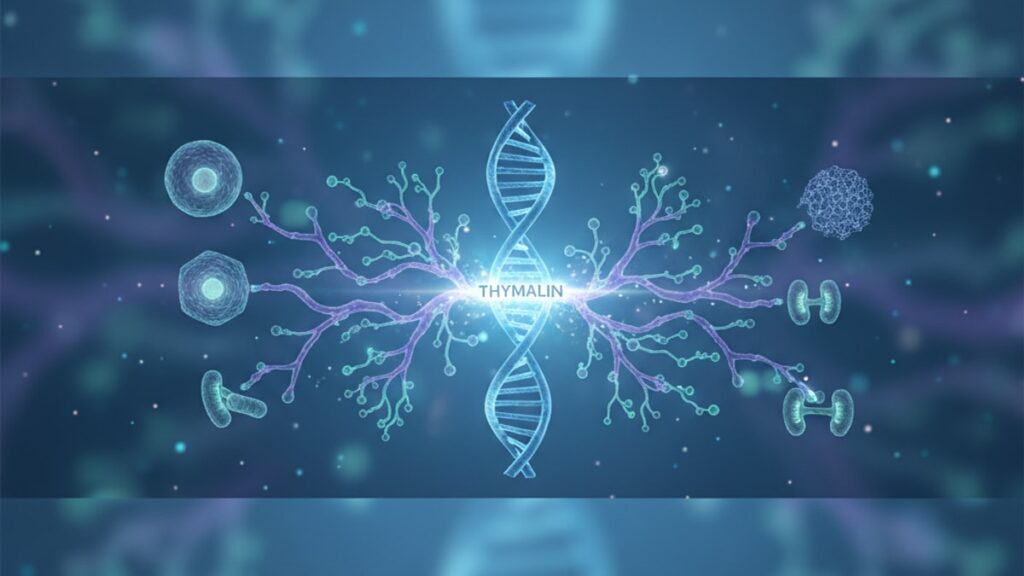 thymalin downstream effects - Professional illustration