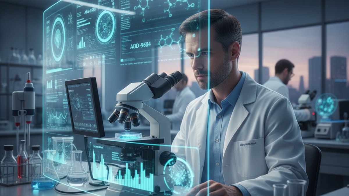 what are the best research practices for aod-9604 - Professional illustration