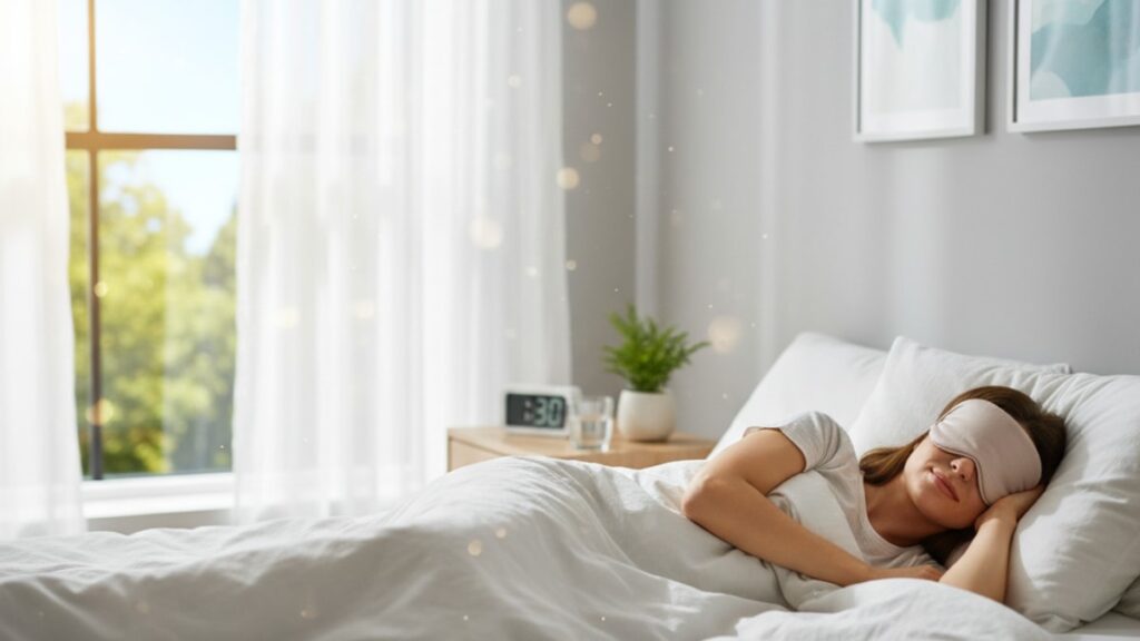 melatonin shift work sleep disorder mechanism - Professional illustration