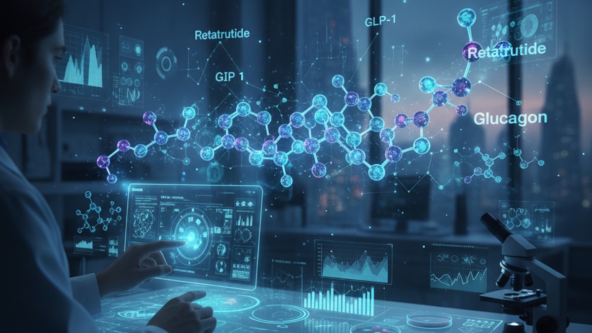 does retatrutide work for glp-1/gip/glucagon research - Professional illustration