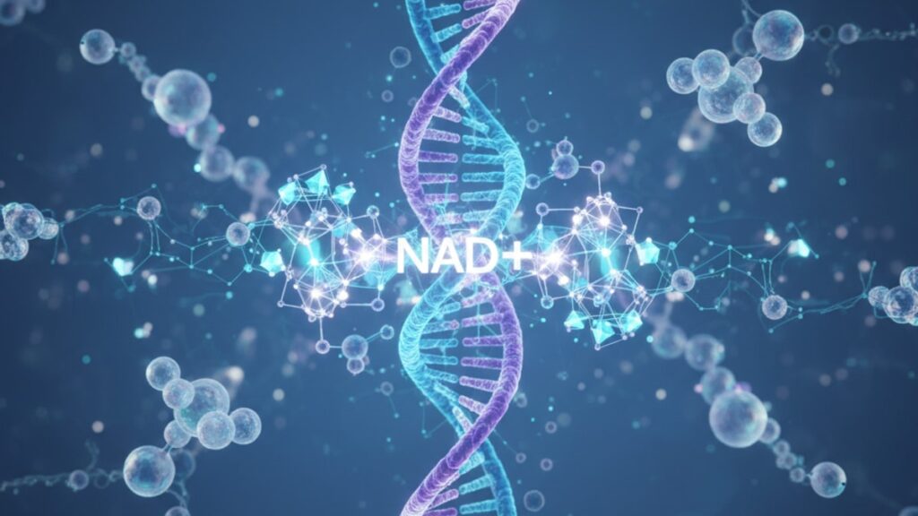 nad+ epithalon for longevity research - Professional illustration