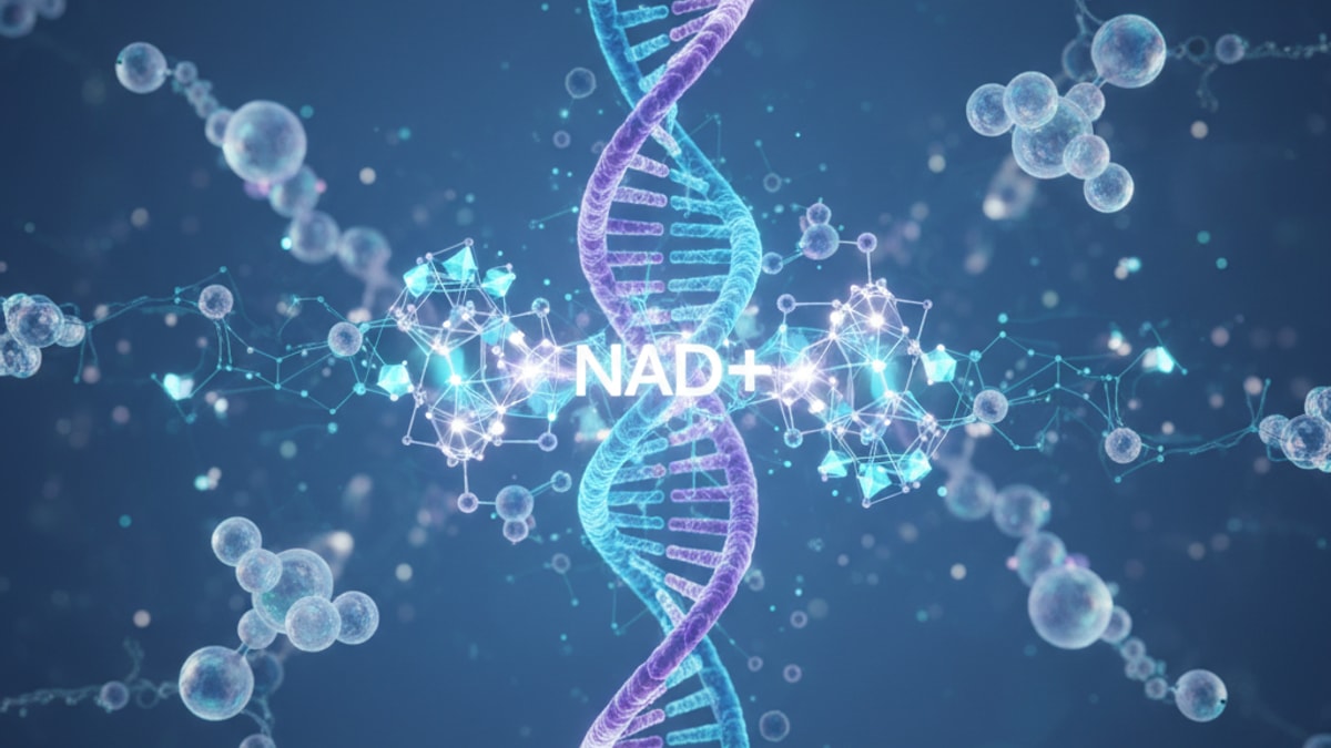nad+ epithalon for longevity research - Professional illustration