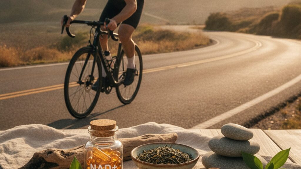 nad+ for cyclists - Professional illustration