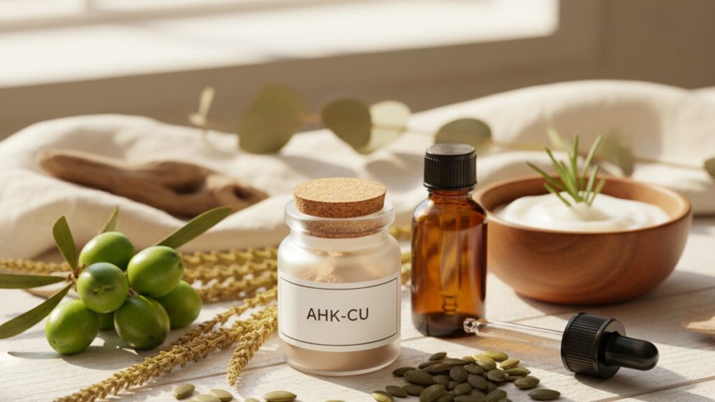 ahk-cu for telogen effluvium - Professional illustration