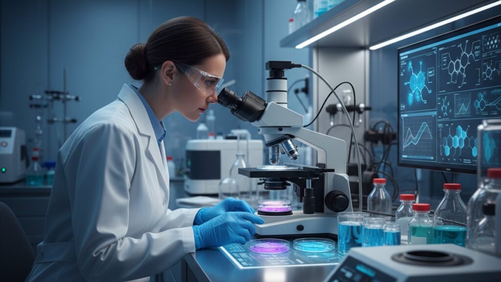 ghk-cu cosmetic metabolism research - Professional illustration